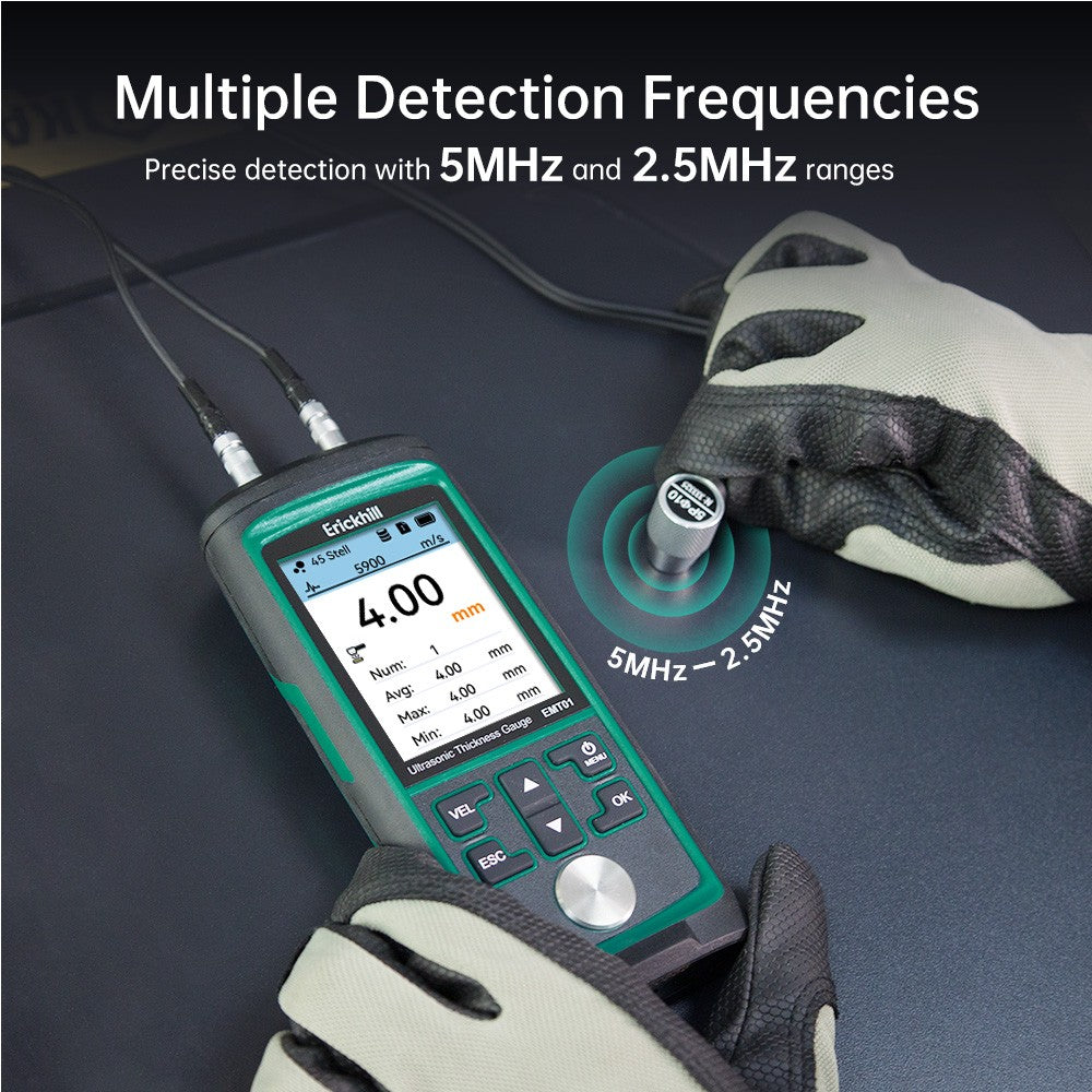 ERICKHILL EMT01 Ultrasonic Thickness Gauge Industrial