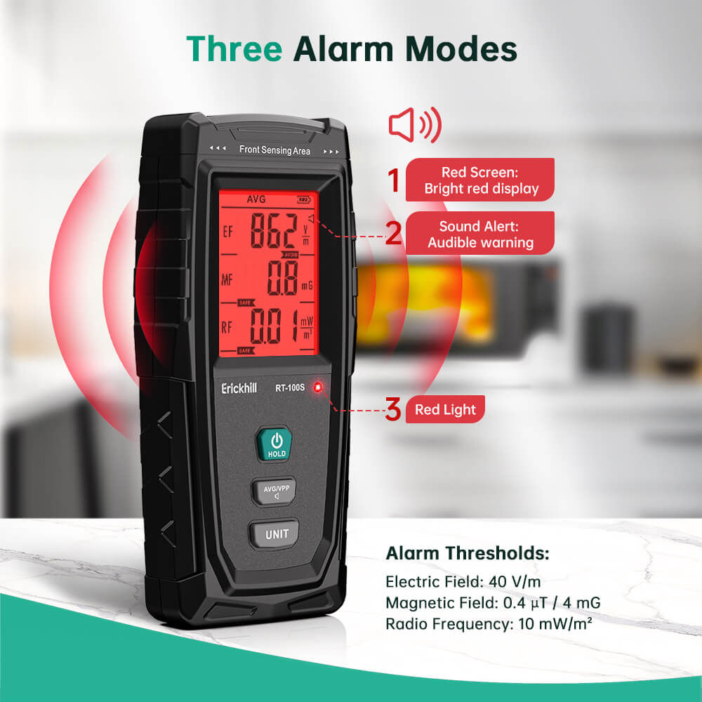 ERICKHILL RT-100S 3 in 1 EMF Detector